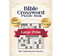 Bible Crossword Puzzle Book: 100 Relaxing Bible Word Puzzles to Strengthen Faith, Reduce Stress, and Sharpen Your Mind (ZenPuzzles)