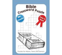 Bible Crossword Puzzle Book: Crossword Puzzles with Easy to Read Print about Bible, Christianity, Faith and More | 6x9 inches, 120 pages | 50+ puzzles ... Gifts for Vacations, Holidays and Relaxation