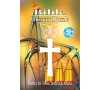 Bible Crossword Puzzle Book: Crossword Puzzles with Easy to Read Print about Bible, Holy Bible, Brain Games Bible and More | 6x9 Inches, 120 pages | ... Gift for Vacations, Holidays and Relaxation