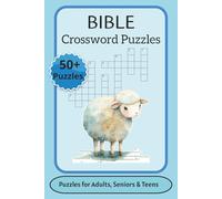Bible Crossword Puzzle Book: Crossword Puzzles with Easy to Read Print about Bible Study, Christianity, Faith and More. 6x9 inches, 120 pages, 50+ ... for Adults, Teens, Holidays, and Free Times