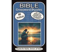 Bible Crossword Puzzle Book: Word Searches Easy to Read Print About the Bible, Bible Characters, Bible Themes, and More|6x9 inches, 109pages|50+ ... for Vacations, Holidays, and Free Time.