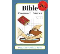 Bible Crossword Puzzle: Crossword Puzzles with Easy to Read Print about Bible, Religion, Jesus and more | 6x9 inches, 120 pages | 50+ puzzles ... Gift for Learning, Fun, and Relaxation