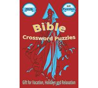 Bible Crossword Puzzle: Word Searches with Easy to Read Print about bible, crossword bible, bible crossword puzzle books for seniors, and More 6x9 ... Gift for Vacation, Holidays and Relaxation