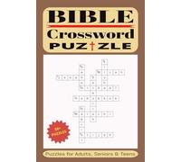 Bible Crossword Puzzles (50+ puzzles): Crossword Puzzles with Easy to Read Print about about Bible Characters and Places and more | 6x9 inches,120 ... Church members, workers, and even leaders.