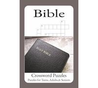 Bible Crossword Puzzles: Bible Puzzles with Easy to Read Print about The Bible, Bible Stories, Bible Characters and More | 6x9 inches, 110 pages | 50+ ... Great for Vacations, Holidays and Relaxation