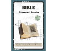 Bible Crossword Puzzles: Crossword Puzzles with Easy to Read and Print about Bible Stories, Characters, Verses, and More | 6x9 inches, 120 pages | 60 ... and Relaxation (Faith, Spirit & the Stars)