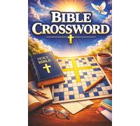 Bible Crossword Puzzles: Crossword Puzzles with Easy to Read Pint about Bible | 6x9 inches, 120 pages | 50+ Puzzles | Solutions Included