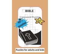 Bible Crossword Puzzles: Crossword Puzzles with Easy to Read Print about Bible,Christianity,Religion|6x9 inches,120 pages|50+ puzzles....Gift for Relaxation and Holiday