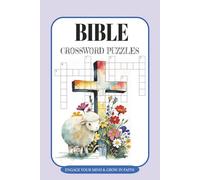 Bible Crossword Puzzles: Crossword Puzzles with Easy to Read Print about Bible, Diciples, Scriptures, Old Testament, New Testament and More | 6x9 ... | Gifts for Vacations, Camp, Holidays, School