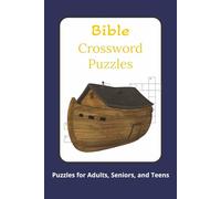 Bible Crossword Puzzles: Crossword Puzzles with Easy to Read Print about Bible, Judaism and Christianity I 6x9 inches, 120 pages I 50+ Puzzles - Gifts for Bible Study Groups, Relaxing or Fun