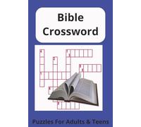 Bible Crossword Puzzles: Crossword Puzzles With Easy to Read Print about Bible Terms, Christian Scriptures and More | 6x9 inches, 120 pages | 50+ ... Holidays and Free Times/Relaxtions.