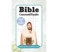 Bible Crossword Puzzles: Crossword Puzzles with Easy to Read Print about the Bible, Old Testament, New Testament, Jesus, Faith and More | 6x9 inches, ... Gift for Vacations, Holidays and Relaxation
