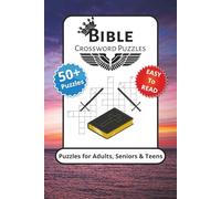 Bible Crossword Puzzles: Crossword Puzzles with Easy to Read Print about the Bible, Stories, Jesus from the Bible and more | 6x9 inches, 120 pages | ... Gift for Vacations, Holidays and Relaxation