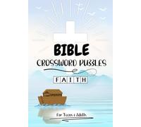 Bible Crossword Puzzles For Teens and Adults: Over 30 BIBLE THEMED Crossword Puzzles | 6x9 Inches, 118 Pages, Black & White Interior, SOLUTIONS at the ... CHURCH or on THE GO. (Keep your BIBLE nearby)