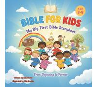 Bible for Kids: My Big First Bible Storybook: A Rhyming Journey From Beginning to Forever (kids christmas books)
