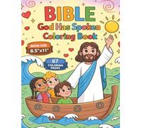 Bible - God has Spoken Coloring Book For All Ages: Faith-Based Scripture Coloring Pages Featuring Inspiring Bible Verses, Peaceful Designs, and ... Growth - 8.5 x 11 with 67 Coloring Pages...