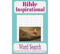 Bible Inspirational Word Search Book: Word Searches with Easy to Read Print about The Bible and more | 6 x 9 inches, 106 pages | 50+ Puzzles... Gifts for Vacations, Holidays and Free Time