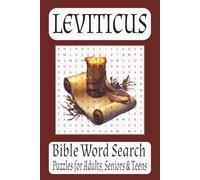 Bible Leviticus Word Search Puzzle Book: Bible Leviticus Word Searches with Easy to Read about Bible words and more, 6X9 inches, 110 pages, 50 + Puzzles.