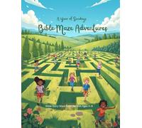 Bible Maze Book for Kids: Fun Christian Mazes with Bible Verses for Ages 4-8 | Sunday School Activity Book (A Year of Sundays)