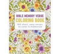 Bible Memory Verse Coloring Book: 100 Mandalas & Floral Designs - Single-Sided Scripture Pages for Devotional Coloring, Reflection & Memorization