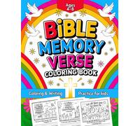 Bible Memory Verse Coloring Book for Children: Coloring & Writing Practice for Kids Ages 4-8