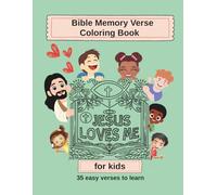 Bible Memory Verse Coloring Book for Kids: 35 easy verses to learn