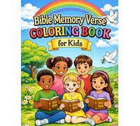 Bible Memory Verse Coloring Book For Kids: Color, Trace, and Memorize Bible Verses While Growing in Faith