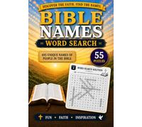 Bible Names Word Search Devotional: Bible Word Search Book for Adults Featuring Biblical Word Search Puzzles, Bible Word Find Games, Adults Bible Word ... Gifts For Christian Men, Women & Teens