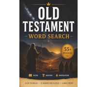 Bible Old Testament Word Search Book: Word Searches with Easy to Read Print about People, Places, Culture and More | 6 x 9in, 110 pages | 50+ puzzles... Gifs for Devotions, Travel, and Quiet Times