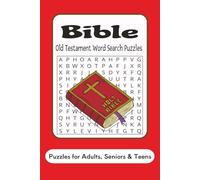 Bible Old Testament Word Search Puzzles: Word Search Puzzles with Easy to Read Print about Bible, Old Testament, King James Bible, Religion, and more ... for Vacations, Holidays, and relaxation