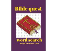 Bible Puzzle Adventure: Discover God's Word One Puzzle at a Time| Easy-to-Read Large Print | Books of the Bible, Biblical Characters, Places & Scripture Themes | 55 Puzzles | 495 Words | 6 x 9 Inches