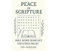 Bible Puzzle Book for Adults - Christian Word Search for Stress Relief: 50+ Soothing Puzzles on Hope, Patience, and Faithfulness and More | Christian Gift for Holidays, Travel & Relaxation