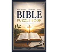 Bible Puzzle Book for Adults: Word Search, Crosswords and Sudoku | Biblical Puzzles for Relaxation and Faith | 6x9inches, 120 pages | Solutions Included | 50+ Puzzles
