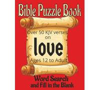 Bible Puzzle Book, Love: Word Search and Fill in the Blank