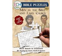 Bible Puzzles #5: Men of the Bible and Early Church: Word Search and Crossword Puzzles Exploring Biblical Men, Faith, Leadership, and Early Christianity