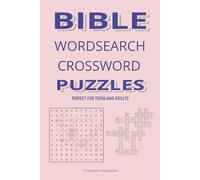 Bible Puzzles: Bible Themed Wordsearch Crossword Puzzle book with Easy-to-read print for Teens and Adults, Word search Devotional and more. 6x9 120 ... pages. Gift, Vacation, Travels and Quiet time