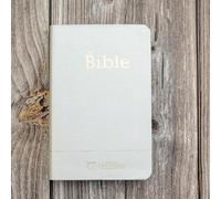Bible Segond 21 compacte: Couverture souple toilée blanche, avec tranches dorées et onglets