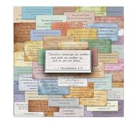 Bible Stickers, Inspirational Decals Set Of 50, PVC Material, Motivational Positive Jesus Verse Stickers For Kids, Water Bottles, Journaling, Planner, Laptops, Phone Cases