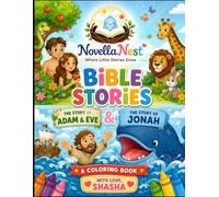 Bible Stories Coloring Book for Kids: Adam and Eve & Jonah: Inspiring Bible Story Coloring Fun for Kids