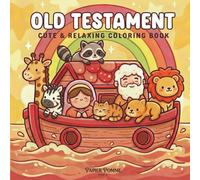 Bible stories : Cozy Coloring book: Bold & Easy Simple Designs for Adults and Kids, Large Print Stress Relieving Pages for Relaxation (Papier Pomme)