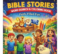 Bible Stories Word Search and Coloring Book: Faith-Filled Fun