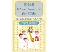 Bible Stories Word Search Puzzles for Kids: Word Search Puzzles with Easy to Read Print about Bible Stories, Jesus, Bible Characters and More | 6x9 ... Holidays, Sunday School, and Free Times