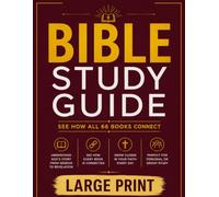 Bible Study Guides 66 Pages LARGE PRINT: An In-Depth Overview of Every Book of the Bible for Anybody, Including Summaries, Key Notes, Major Themes And More
