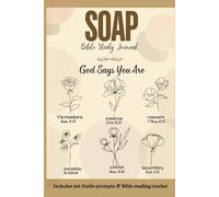 Bible Study Journal - SOAP Bible Study for women: Includes a Reading Tracker for each Chapter of the Bible Books, 365 Guide Prompts organized by ... on the back cover & example of the SOAP use