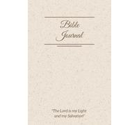 Bible Study Notebook - 6" x 9": A Christian Notebook for Bible Study and Scripture Journaling with a different KJV Bible Verse on each page for encouragement, comfort and guidance for your daily walk.