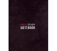 Bible Study Notebook: Bible Study Journal - Scripture & Rhema (Spoken Word) Notes Notebook - 100 Pages, 8.5x11 in, Black
