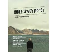 Bible Study Notes SOAP Method: Christian all-in-one notebook for men church notes, prayer lists, gratitude, reading plans, memory verses