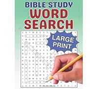 Bible Study Word Search Large Print: Large Print Bible Word Search Puzzle Book, 65 KJV Study Verses + 65 Christian Word Search Puzzles for Faith, Focus & Fun