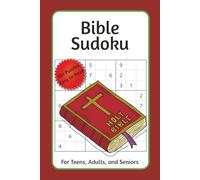 Bible Sudoku for Teens, Adults and Seniors: Sudoku Puzzles for Faith | Strengthen Your Mind, Calm Your Heart, Feed Your Faith | 6x9 Inches, 110 Pages | 50+ Puzzles, Solutions Included