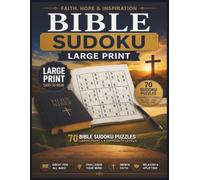 Bible Sudoku Puzzle Book Large Print: 70 Large Print Sudoku Puzzles for Adults and Seniors - 4 Difficulty Levels from Easy to Expert for Brain ... Puzzle Series In futuro potrai aggiungere:)